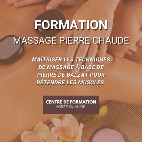 Formation Massage Pierre Chaude - Le Studio Centre de Formation