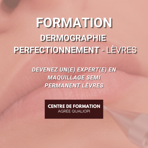 Dermo - Maquillage Permanent - PERFECTIONNEMENT - LEVRES - Le Studio Centre de Formation