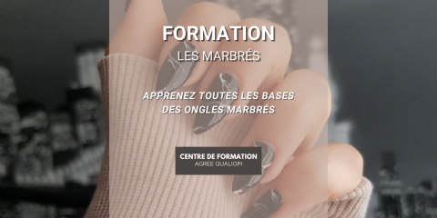 Formation Nail Art - Les Marbrés - Le Studio Centre de Formation